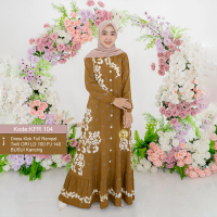 DRESS GAMIS TWILL ORI BY ELZHAF LD 100 CM PJ 140 CM