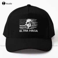 Ultra Maga Ultra Maga Funny Ultra Maga 2024 Ultra Maga And Proud Of It Ultra Maga Proud Baseball Cap Trump 2024 Denim Color Art