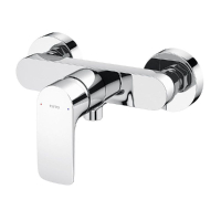 TBG04301T ก๊อกผสมยืนอาบน้ำชนิดฝังผนัง