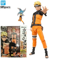 In Stock Original Bandai S.H.Figuarts Naruto Uzumaki Naruto Sage Mode Model Anime Decoration Action Figure Toy Collection Gift
