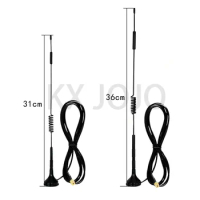 Sucker Antenna 31cm/36cm 2G/3G/4G/GSM/GPRS LTE Omni Magnetic Base 3m Cable SMA Male Plug Connector for Wireless Modem