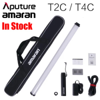 Aputure Amaran T2C T4C RGB Tube Light Stick Handled LED Full-color 2500-7500K Video Light for Live S