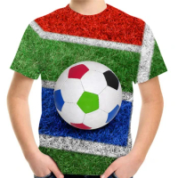 2023 Summer football champion league Mr. Soccer Boys Girls Printed Flame Soccer jerseys Cool Top Street Casual Tops