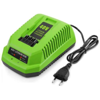 40V Lithium Battery Charger for GreenWorks 29482 G-MAX 40V Li-Ion Battery 29472 29482 29652 G40825 EU Plug