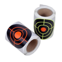 Splatter Targets for Shooting 3 Inch Reactive Paper Target Stickers 100 Self Adhesive Target Roll for BB Gun Airsof Weapons