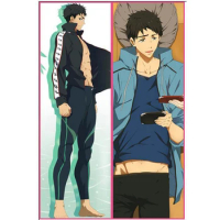 BL Male Japanese Decorative Anime Free Sosuke Yamazaki Throw Otaku Dakimakura Gift Bedding Hugging Body Pillow Case 150x50 CM