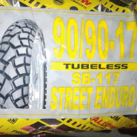 90/90-17 Sb 117 Street Enduro Tubeless, ban motor ring 17 merk Swallow