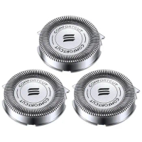 3PCS for Philips Electric Shaver 1000, 2000, 3000, 5000 Series Shaver Heads Replacement blades for SH30/50/52 razors