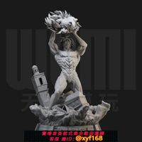 {保固一年 可打統編}1/24艾倫 進擊的巨人場景 18比例GK白模手辦 3D打印兵人模型 2522