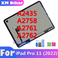 LCD Display Touch Panel Screen Assembly For iPad Pro 11 (2022) For iPad Pro 4th Generation A2435 A2758 A2761 A2762
