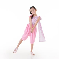 เบสิโค เซตเสื้อสไบและกางเกงโจงกระเบนสำหรับเด็กผู้หญิง รุ่น FMMX2402LG02R สีชมพู