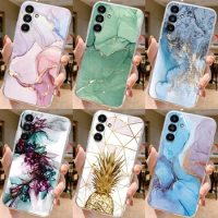 For Samsung A54 5G Case Marble Pattern Cover Soft Silicone Clear TPU Phone Case For Samsung Galaxy A 54 Fundas 6.4 inch Coque