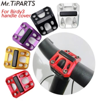 Mr. Tiparts Bicycle For Birdy3 P40GT Handle Cover Faucet Cover 31.8mm Riser Cover Handlebar For Bird Bicycle Bicycle Accessories