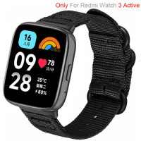 Sports Nylon Loop For Redmi Watch 3 Active Woven Watch Bracelet Band Correa For Redmi Watch 3 Active