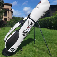 免運 新款malbon馬爾邦高爾夫球包輕便支架槍包golf硬身槍包可站立雙帽-快速出貨