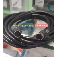 Dây Mini DIN 8 chân nối dây cho dây cáp PLC đực MD8 8 chân cho PLC cổng RS422. Dây lõi đồng. Dây vis