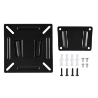 TV Mount Wall-mounted Stand Bracket for 12-24 Inch LCD LED Monitor TV PC Flat Screen VESA 75/100 LCD LED TV Wall Mount
