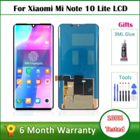 6.47inch Screen For Xiaomi Mi Note 10 Lite LCD Display Screen Touch Digitizer Panel Accessories For Xiaomi Mi Note 10lite LCD