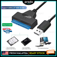 P Malaysia Sata to USB 3.0 cable adapter for external harddisk 2.5in SSD HDD hard drive hard disk enclosure case cable PC laptop accessories