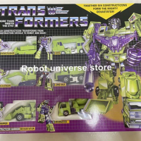 Transformers Vintage G1 Reissue KO Constructicon Devastator 6-Figure Collection Pack Action Figure Toy Gift for Collection Hobby
