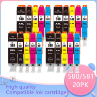 Compatible PGI-580 CLI-581 PGI 580XL CLI 580XLPGI580 580 581 Ink Cartridge For Canon Pixma TR7550 TR8550 TS6150 TS705 TS9120