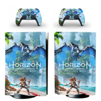 Horizon Forbidden West PS5 Standard Disc Skin Sticker Decal for PlayStation 5 Console and 2 Controllers PS5 Disk Skin Vinyl