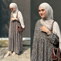 [New Product] Queen Midi Dress Rayon Premium Gamis Jumbo Busui Friendly
