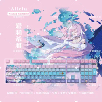 Honkai Impact 3 Elysia Keycap Pink Game Character Two-Dimensional Animation Personalized Creative Keycap For Mechanical Keyboard