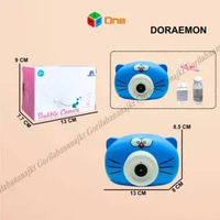 Bubble Camera Elektrik Otomatis Mainan Gelembung Sabun Anak Karakter Lucu DORAEMON