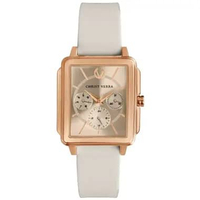 Galery Jam Tangan CHRIST VERRA LITE CV 12260L-35 BEIGE Women's Watches