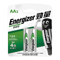 勁量 高效能型鎳氫充電電池3號AA 2入