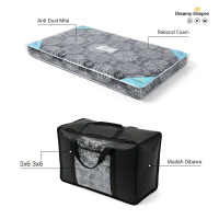 Premium Rebond 3-Fold Mattress (3x6 ft) – Portable & Durable Foam Bed
