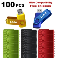 100pcs/lot Custom Logo Free Shipping 2.0 USB Flash Drive Usb 4GB 8G 16G 32GB 64GB Pendrive 2GB 1GB Photography Gift Memory stick