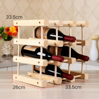 DIY創意紅酒架子木質紅酒架 時尚歐式紅酒架葡萄酒架展示架酒櫃