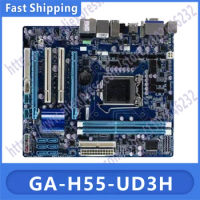 GA-H55-UD3H Motherboard 16GB LGA 1156 DDR3 ATX Mainboard