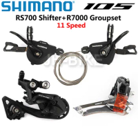 SHIMANO 105 RS700 + R7000 Groupset R7000 Derailleurs ROAD Bicycle Shift Lever + Front Derailleur + Rear Derailleur SS GS