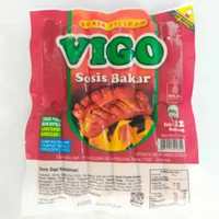 Vigo Sosis Bakar Sapi Jumbo Mini isi 12