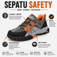 SEPATU SAFETY PRIA SPORTY ANTI PAKU UJUNG BESI SPORTY SAFETY SPORT SAFETY SHOES PRIA IMPORT RINGAN 3