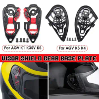 Motorcycle Helmet Visor Shield Gear Base Plate For AGV K1 K3SV K5 / K3 K4