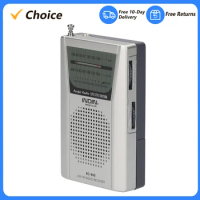 INDIN BC-R60 AM FM Operated Portable Pocket Mini Radio Music Player Operated by 2AA Battery Wireless Speaker for House /Outdoor