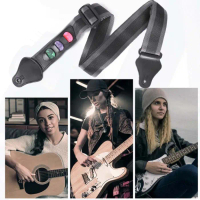 Gitar Strap Strap Gitar Listrik Tali Gitar Akustik Dapat Disesuaikan
