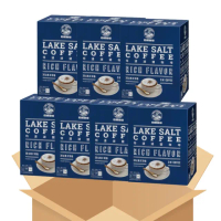 【伯朗咖啡】伯朗咖啡特濃湖鹽咖啡-80入/箱(10入x8盒)