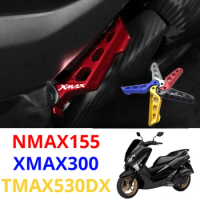 Motorcycle Rear Pedal Parts, Non-slip Rotary Pedal for Yamaha AEROX155, NVX155, XMAX300, TMAX 530, 2PCS