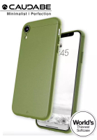 Caudabe Case iPhone XR 6.1" - Caudabe Sheath Softcase Slim Casing - Camo Green