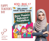 1 DAYSHIP JIMAT! POSTER Sambutan Selamat Hari Guru 2025 saiz A3 - TS25 / PAK21
