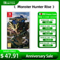 Monster Hunter Rise Nintendo Game Deals Physical Game Card Action Genre Support TV Tabletop Handheld Mode for Switch OLED Lite