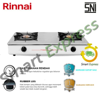 Kompor Gas Rinnai RI 602 E (W) / RINNAI RI602E(W) - (2 Tungku)