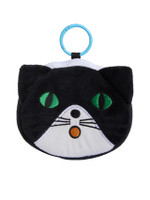 พวงกุญแจกระเป๋าใส่เหรียญ Black Cat สีดำ