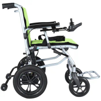 Handicapped Folding Motorized Automatic Power Electric Wheelchair With Lithium Battery