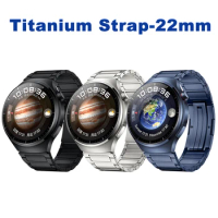 22mm Titanium Strap for Huawei Watch GT3 /3 Pro GT4 46mm Gt2 /2Pro Fine Watchband for Huawei Watch 4 Pro 48mm